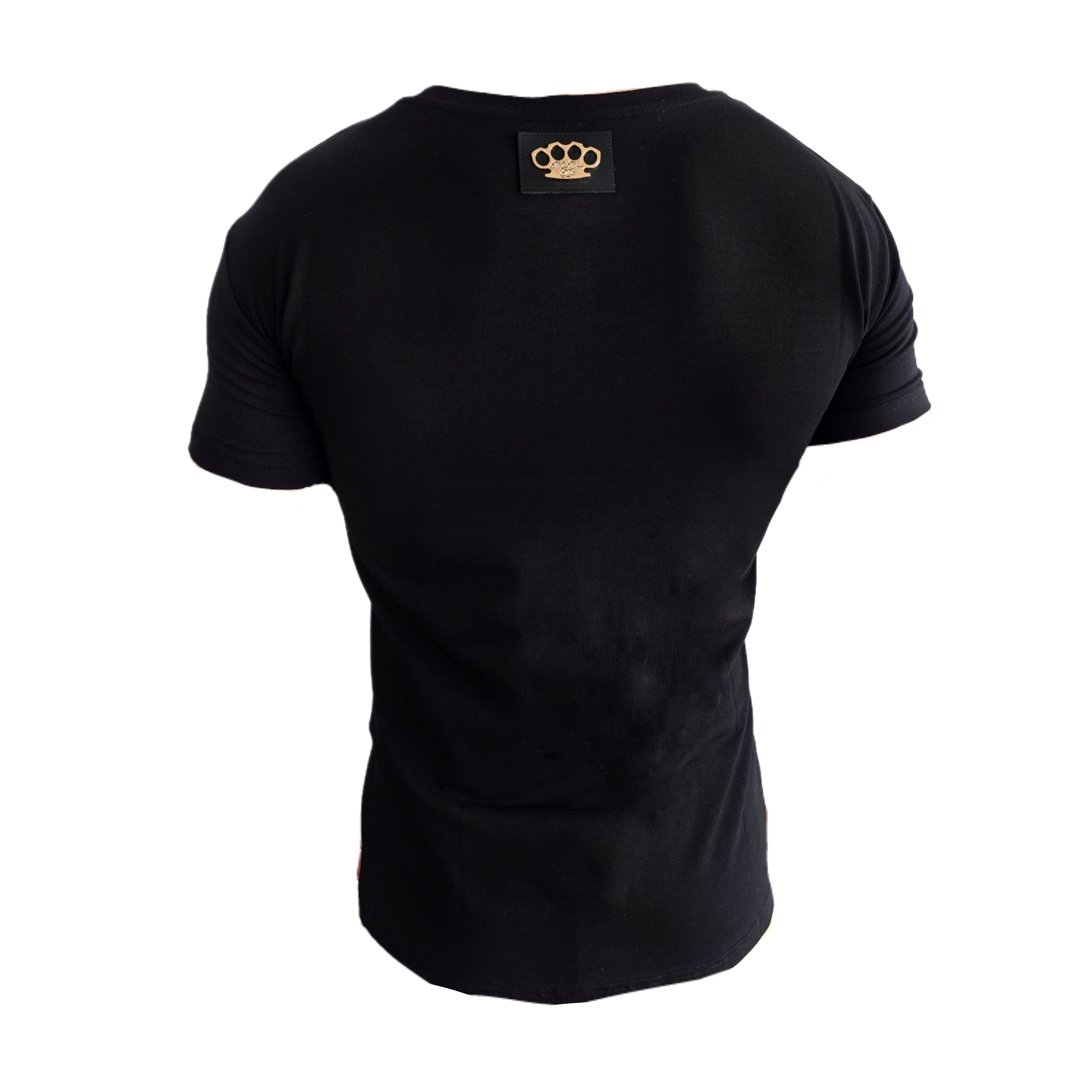 T-shirt MVL Gold line "Fleur crâne"