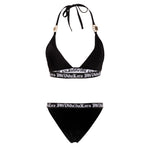 Load image into Gallery viewer, MVL bikini top - black